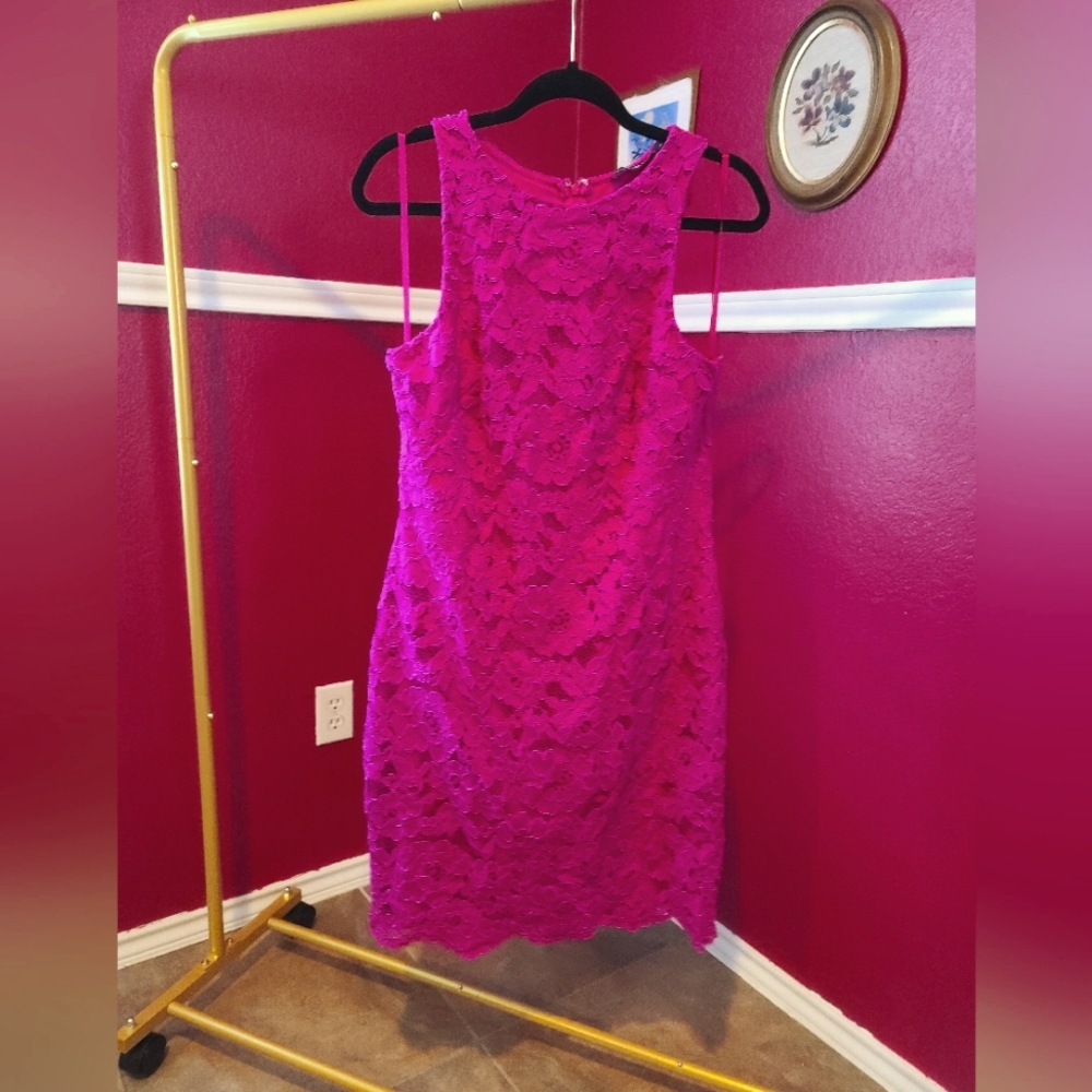 Fuschia Ralph Lauren dress